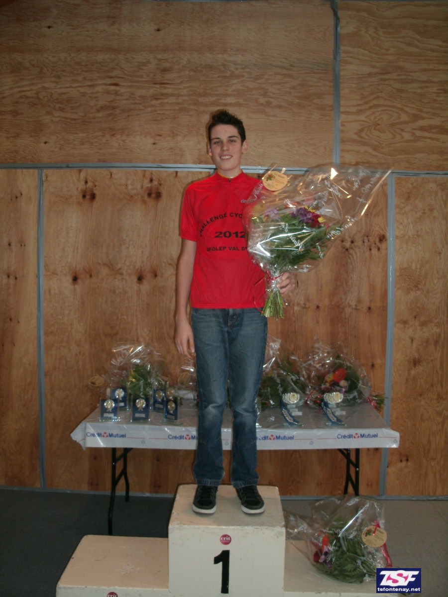 Olivier RODIER, 1er en 14/15 ans.