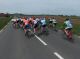 Le peleton vue de dos.